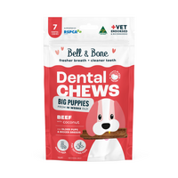 Bell & Bone Dental Chews Beef & Coconut Puppy Large