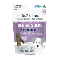 Bell & Bone Senior Dog Treat Dental Sticks Kangaroo Small