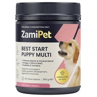 ZamiPet Best Start Puppy Multivitamin Supplement 300g 60 Chews
