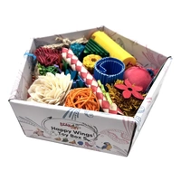 Beak Joy Happy Wings Toy Forage Box Small
