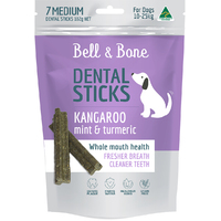 Bell & Bone Dental Sticks Roo & Tumeric Medium 182g