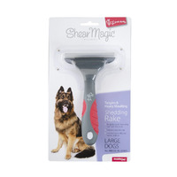 Yours Droolly Shear Magic Dog Shedding Rake Large
