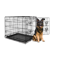 Yours Droolly Double Door Collapsible Crate 48"