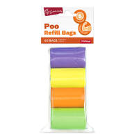 Yours Droolly Refill Dog Poo Bags 60 Pack
