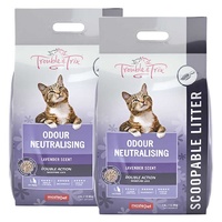 Trouble & Trix Litter Lavender Clumping 30L (2x 15L Bags)