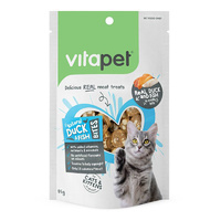 VitaPet Cat Treat Duck & Fish Bites 85g