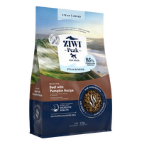 Ziwi Peak Steam & Dried Beef With Pumpkin Dog Food  3.2kg
