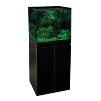 Aqua Sys 155 Tank & Cabinet Combo Black