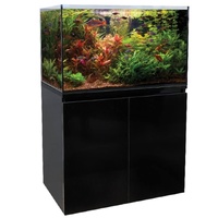 Aqua Sys 235 Tank & Cabinet Combo Black