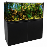 Aqua Sys 315 Tank & Cabinet Combo Black