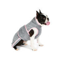 Beach Towel Wrap Grey & Pink