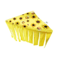 Small Animal Corner Curtain Bee Sunflowers