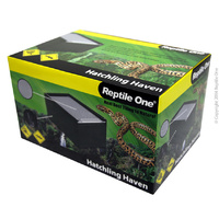 Hatchling Haven Reptile Box Black Acrylic Set Up Kit