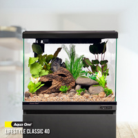 Aqua One Lifestyle Classic 40 Aquarium Black with Cabinet