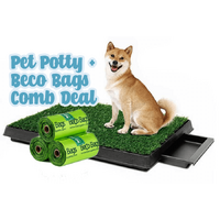 Pet Potty & Beco Mint Poop Bags 8x Rolls Combo