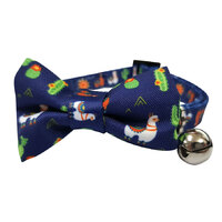 Soapy Moose Cat Collar Llama with Bow 