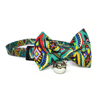 Soapy Moose Cat Collar Moroccan with Bow 
