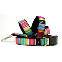 Soapy Moose Dog Collar Vertical Stripe